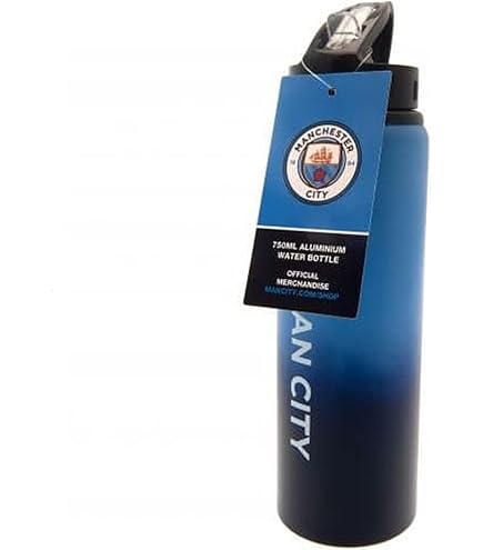 manchestercity ファンクラブ特典　水筒、ピンバッジ Amazon.co.jp: マンチェスターシティ オフィシャル アルミ